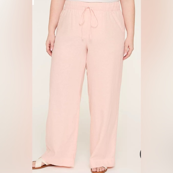 Lane Bryant Pants - Lane Bryant Peach Wide Leg Pants